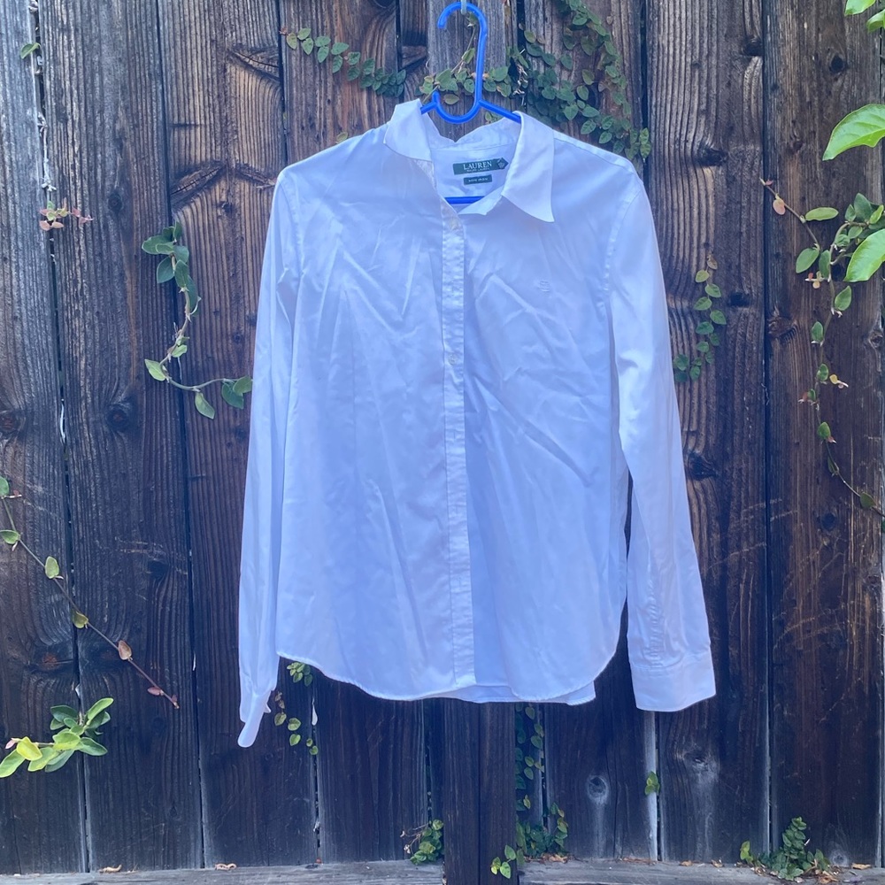 White button down shirt